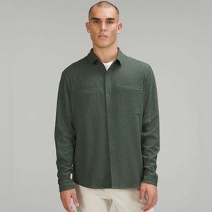 Lululemon Soft Knit Overshirt (Heathered Smoked Spruce)